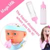 Liberty Imports 2 Pack Twin Baby Dolls Playset - 12" Realistic Soft Body Talking Newborn Boy & Girl Toy Dolls with Magic Milk Bottles Accessories for Kids Imaginative Pretend Play Nursing view 3