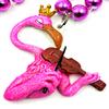 Mardi Gras Party Pink Flamingo New Orleans Luaua Gasparilla Fiddle view 2