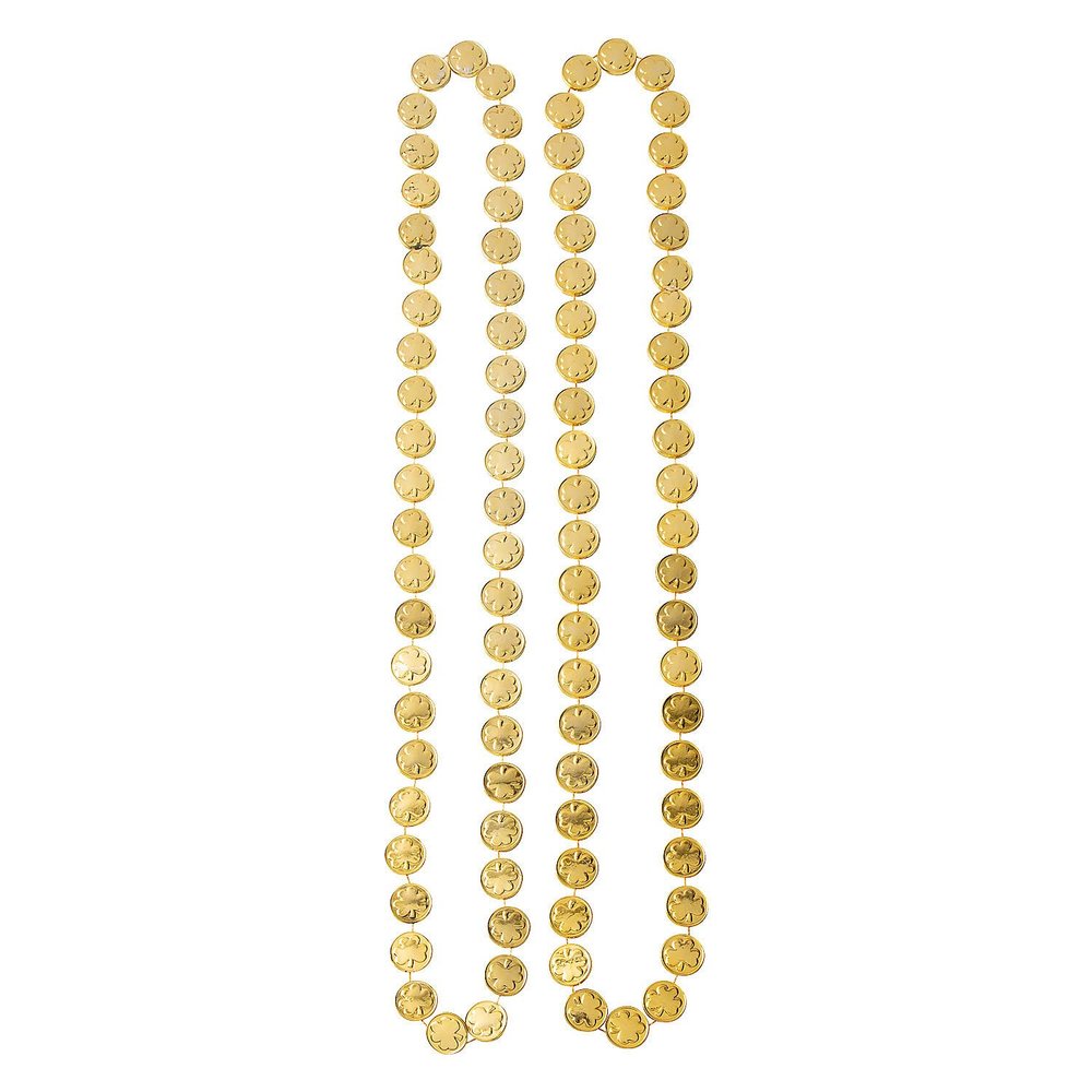 Fun Express Metallic St. Patricks Day Coin Necklaces, 24 Piece