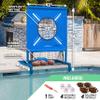 GoSports Splash Pass PRO Pool Football Game - Includes 4 Footballs, 4 Baseballs, and Ball Pump view 3
