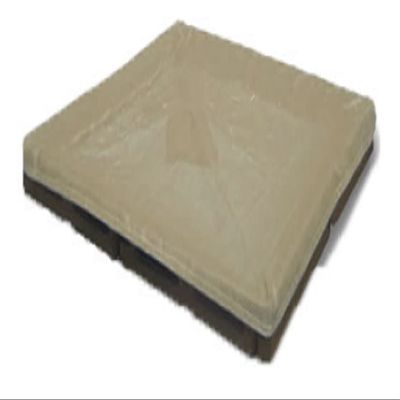 8' x 8' High-Density Plastic Sandbox with Custom Fitted Cover - Commercial Grade for Schools, Daycares, Churches & Home Use