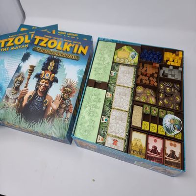 Insert / Organizer for Tzolk'in and its Expansion Tribes and Prophecies