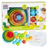 Kids Preferred World of Eric Carle The Very Hungry Caterpillar Wooden Sort and Stack Bowls and Balls Set  Wooden Educational Toy with 5 Bowls and 15 Balls view 1