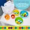 Kids Preferred World of Eric Carle The Very Hungry Caterpillar Wooden Sort and Stack Bowls and Balls Set  Wooden Educational Toy with 5 Bowls and 15 Balls view 4