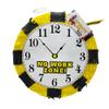 APINATA4U No Work Zone Clock Pinata, Clock Themed Birthday and Fun Party Decoration, Retirement Party Supply, Black and Yellow Over the Hill Celebration, Retirement Fun Gift, 16 X 16 X 4 Inches view 1