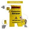 APINATA4U Yellow Caution Themed Pinata for Adults, Over the Hill or Retirement Party Decoration, Senior Birthday Party Supplies, Old Folks Party Favor, Slow Senior Funny Gag Gift for Men & Women view 2