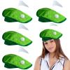 Funny Novelty Golfer Beret Hat with Golf Ball Flag for Party Costume Accessories and Supplies (4 Set) view 1