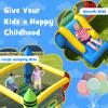 HONEY JOY Inflatable Bounce House, Crayon Theme Bouncy House for Kids w/Large Jumping Area, Indoor Outdoor Bouncing Castle House, Including Oxford Carry Bag, Repair Kit(Crayon Without Blower) view 4