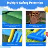 HONEY JOY Inflatable Bounce House, Kids Castle Jumping Bouncer w/Slides, Including Oxford Carry Bag, Repairing Kit, Stakes, Indoor Outdoor Party Play Center for Toddler (Crayon with 480w Blower) view 4
