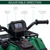 Aosom 12V Ride on ATV for Kids, Kids Electric 4 Wheeler 2.5MPH with Headlight, Music, MP3, Treaded Tires, Battery Powered Quad for Toddler 35 Years, Green view 4