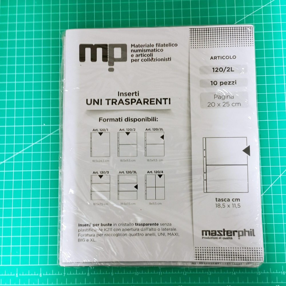 MasterPhil Art. 120/2L UNI K211 Transparent Inserts for Uni Big Maxi XL Big Premier