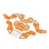 Losi Chassis Set Orange LMT Mega BH LOS241061 Elec Car/Truck Replacement Parts view 1