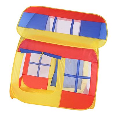  Foldable Tri-Colored Tent Playhouse for, 43.3''L x 41.3''W .2''H