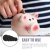 Ipetboom 20Pcs Piggy Bank Plugs or Stoppers, Rubber Stopper Plug Piggy Lid Piggy Bank Bottom Cover for Locking Replacement view 4