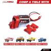 RCAWD New Enhanced 370 Motor 34T Gear Housing Transmission for FMS 1/18 Series Red view 2