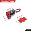 RCAWD New Enhanced 370 Motor 34T Gear Housing Transmission for FMS 1/18 Series Red view 3
