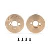 Palumma Brass Rear Axle Counterweight for TRX4M, 2Pcs Brass Rear Counter Weight for Traxxas 1/18 TRX-4M RC Car Upgrade Parts(12g/pcs) view 1