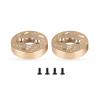 Palumma Brass Rear Axle Counterweight for TRX4M, 2Pcs Brass Rear Counter Weight for Traxxas 1/18 TRX-4M RC Car Upgrade Parts(12g/pcs) view 2