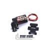 RCAWD New Enhanced 370 Motor with Metal Gearbox Combo Transmission for FMS 1/18 Series Black view 1