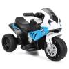 OLAKIDS Kids Ride on Motorcycle, 6V Licensed BMW Electric Motor with Music, Foot Pedal, Headlight, Leather Seat Cushion, 3 Wheels Battery Powered Tricycle Toy for Boys Girls (Sapphire) view 1