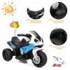 OLAKIDS Kids Ride on Motorcycle, 6V Licensed BMW Electric Motor with Music, Foot Pedal, Headlight, Leather Seat Cushion, 3 Wheels Battery Powered Tricycle Toy for Boys Girls (Sapphire) view 2
