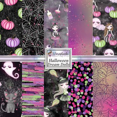 Halloween Dream Dolls Paper Pack - 8188