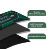 CONTINUE Upgraded Waterproof Poker Mat for 6 Players - Texas Hold'em & Blackjack - Anti-Slip Rubber Table Top Layout with Carrying Bag (47 x 24) view 2