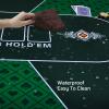 CONTINUE Upgraded Waterproof Poker Mat for 6 Players - Texas Hold'em & Blackjack - Anti-Slip Rubber Table Top Layout with Carrying Bag (47 x 24) view 3