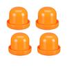 ibasenice 4sets Thicken Dice Cups with -cheating Transparent Covers for Ktv Bar Games Includes Dices Orange Color for Fun Gatherings and Parties view 1