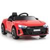 OLAKIDS Kids Ride on Car, Licensed Audi RS e-tron GT 12V Electric Vehicle with Remote Control, Battery Powered Toddlers Toy with Spring Suspension, Headlights, Music, MP3, USB, TF (Red) view 1