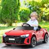 OLAKIDS Kids Ride on Car, Licensed Audi RS e-tron GT 12V Electric Vehicle with Remote Control, Battery Powered Toddlers Toy with Spring Suspension, Headlights, Music, MP3, USB, TF (Red) view 2