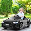 OLAKIDS Kids Ride on Car, Licensed Audi RS e-tron GT 12V Electric Vehicle with Remote Control, Battery Powered Toddlers Toy with Spring Suspension, Headlights, Music, MP3, USB, TF (Black) view 2