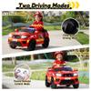 TOBBI 12V Electric Fire Truck Ride-On Car with Remote Control, Bluetooth view 4