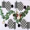 40 Pcs Race Car Birthday Party Supplies Black and White Checkered Party Supplies 7"Checkered Paper Plate,Black White Plate for Kids Car Sports Themed Racing Birthday Party Decorations (Black White) view 4