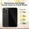 Non-Working Replica 1:1 Pretend Phone Dummy Display Model for 14 Pro 6.1 Inches - Fake Baby Cell Phone Toy (Black With Black Screen) view 2