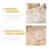5pcs Dollhouse Miniature Box Mini Clear Storage Containers Candy Box Mini Clear Jewelry for DIY Dollhouse Accessories view 2