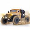Fms Rochobby 1/10 Atlas Ready Set RC Crawler RC Truck 4X4 with Lighting, 2.4GHz Radio,Ball Bearing, Metal-Gear Full,4 Link Suspension,Rapid Separation Car Body for Adult Yellow view 1