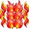 18 Pcs Fire Truck Birthday Party Supplies 32 Inch Fire Balloons Aluminum Firefighter Birthday Decorations 24 Inch Flame Fireman Theme Kids' Party Balloons for Campfire Hunting Decor view 1