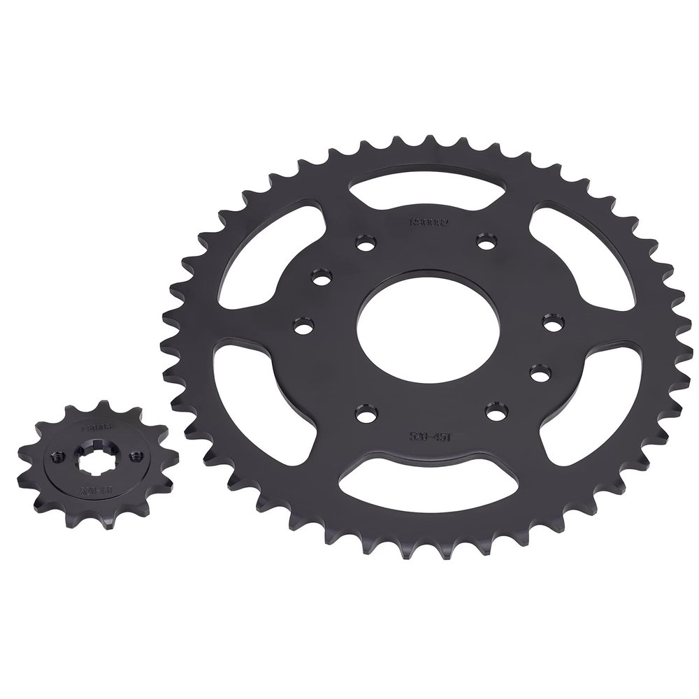 AHL 520 13T Front & Rear 45T Sprocket for 125 ABS 2014-2020,125 RC 2020,125 RC ABS 2014-2019,200 ABS 2015-2020,200 RC 2014-2020