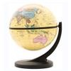 VNABO Geographic Globes Cute Classic Mini Globe 11cm / 4.3" Wonder Globe Retro Antique Desktop Political Globe with Single Axis Base Desktop World Globe Home Dcor view 1