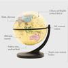 VNABO Geographic Globes Cute Classic Mini Globe 11cm / 4.3" Wonder Globe Retro Antique Desktop Political Globe with Single Axis Base Desktop World Globe Home Dcor view 2