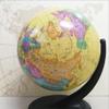 VNABO Geographic Globes Cute Classic Mini Globe 11cm / 4.3" Wonder Globe Retro Antique Desktop Political Globe with Single Axis Base Desktop World Globe Home Dcor view 3