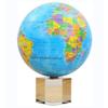 VNABO Geographic Globes Elegant Cute World Globe with Clear Crystal Base Traveler Globe Self-Rotating Glowing Globe 5.9" Diameter Home Dcor view 1