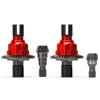 Palumma Metal Front/Rear Differential Case Gear Set for Traxxas 1/5 x-maxx RC 77086 8S Differential Carrier Case Gear Set Upgrades Part (Front+Rear Red) view 1