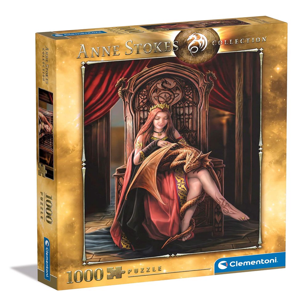 Clementoni - Friends Forever Anne Stokes Collection Forever-1000 Pieces-Puzzle, Adult Entertainment-Made in Italy, 39716