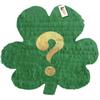 Green Shamrock Pinata Gold Question Mark St Patricks Day Gender Reveal St Patricks Day Party Little Lad or Little Lass Lucky Shamrock St Pats Day view 1