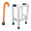 FOYTOKI 2Pcs Inflatable Zimmer Frame and Walking Stick Novelty Dress Up Prop Accessory Fun Inflatable Props for Parties Halloween and Themed Events view 1