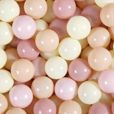 Realhaha Ball Pit Balls 100 Play Balls Plastic Balls for Baby Girls Toddlers Kids Play Tent Pool Playhouse Playpen Party Decoration, Pink Yellow