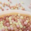 Realhaha Ball Pit Balls 100 Play Balls Plastic Balls for Baby Girls Toddlers Kids Play Tent Pool Playhouse Playpen Party Decoration, Pink Yellow view 2