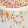 Realhaha Ball Pit Balls 100 Play Balls Plastic Balls for Baby Girls Toddlers Kids Play Tent Pool Playhouse Playpen Party Decoration, Pink Yellow view 4